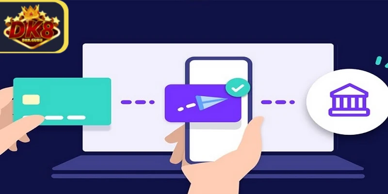 Rút Tiền DK8 Và Hướng Dẫn Chi Tiết Các Bước Cho Người Mới 1 Trang game DK8 hỗ trợ giao dịch rút tiền qua nhiều ngân hàng lớn